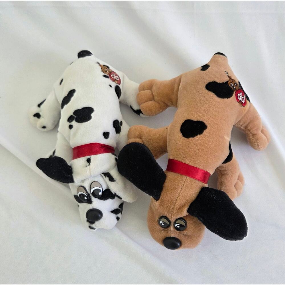 2 Vintage, Tonka mini Pound Puppy Plus. Dalmatian and Hound Dogs - Picture 2 of 4
